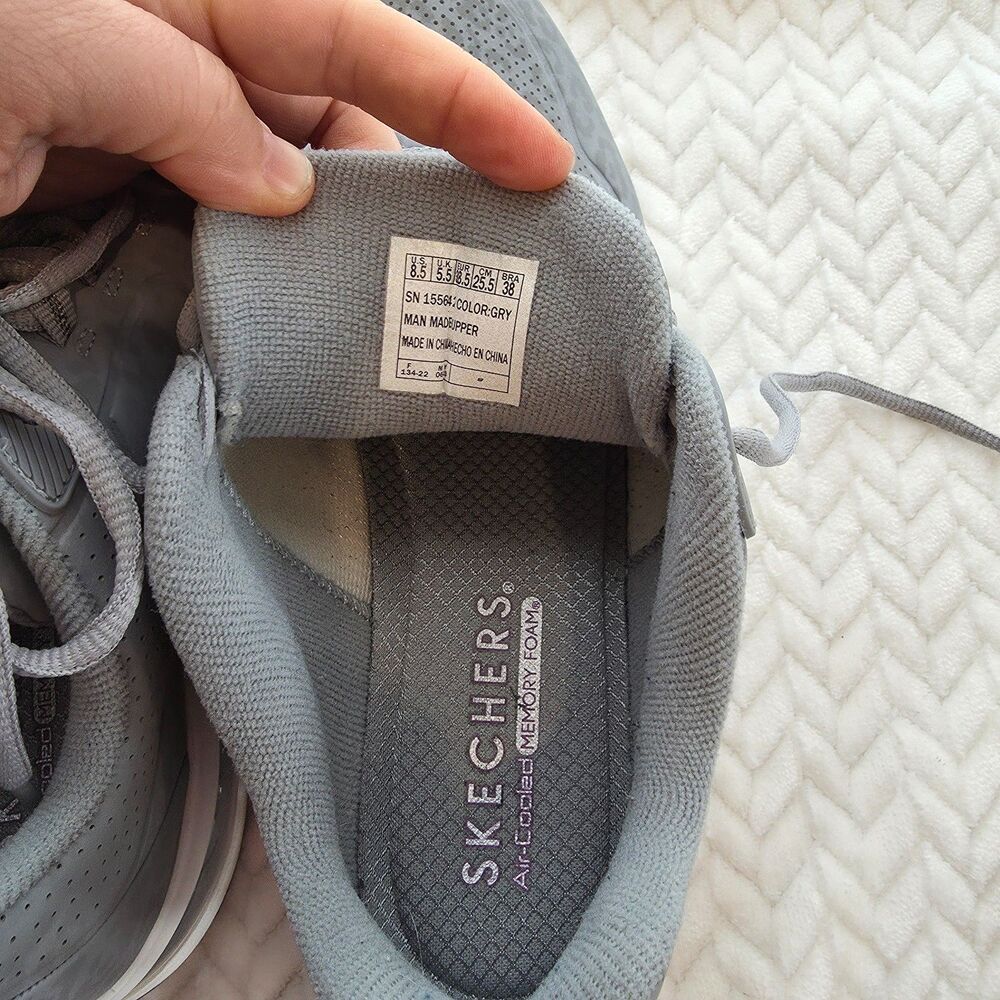 Skechers Uno 2 In Kat Neato Gray Leopard Sneakers, NWOB. Sz 8 - Picture 6 of 6